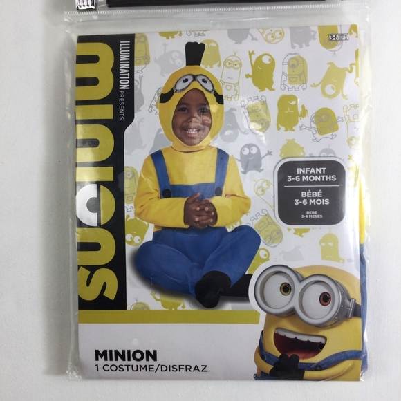 Minion Infant Costume - Yellow and Blue - Picture 1 of 6
